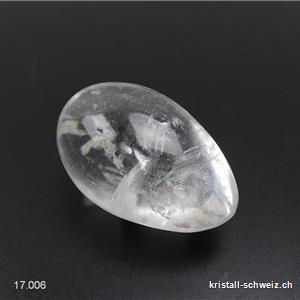 1 Ei YONI Bergkristall au Brasilien 4,5 x 3 cm. Grösse L. Ungebohrt. SONDERANGEBOT