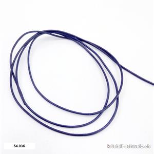 Lederband Dunkel Blau 1,5 mm / 1 Meter