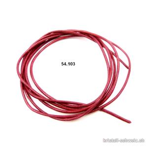 Lederband Rot 1,5 mm /1 Meter