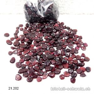 50 Gramm Granat, Granulat 5 - 8 mm