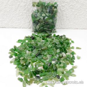 100 Gramm Nephrit Jade, Granulat 5 - 10 mm