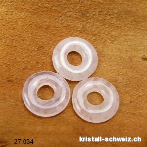 Rosenquarz Donut 1,5 cm