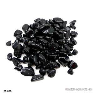 50 Gramm Granulat Turmalin schwarz, 6 bis 13 mm