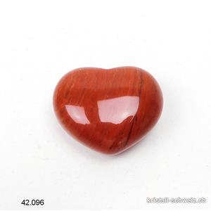 Herz Jaspis rot 3 x 2,5 cm