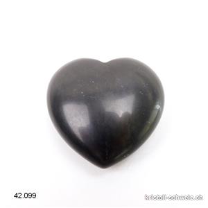 Herz Obsidian schwarz - anthrazit 3 cm. SONDERANGEBOT