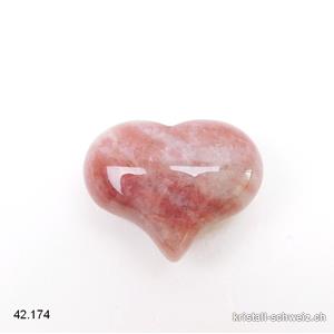 Herz Quarz - Erdbeer-Quarz 2,5 x 2 cm, bauchig