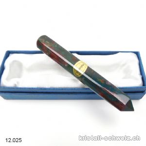 Massagestab hexagonal Heliotrop gemischt 9,5 - 10 cm