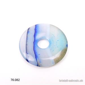 Achat blau - Indigo hell, Donut 3 cm. SONDERANGEBOT