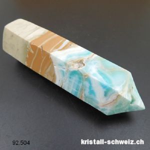 Calcit natur aus Afghanistan, Obelisk 12 cm. Einzigartiges Sammlerstück