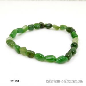 Armband Kanada Jade 6 - 8 mm / 19 - 19,5 cm. Grösse M-L