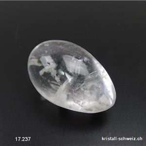 1 Ei YONI Bergkristall au Brasilien 4,2  x 2,7 - 3 cm. Grösse M-L. Ungebohrt. Sonderangebot