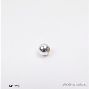 Kugel 6 mm / Bohrung 2,4 mm, aus 925 Silber