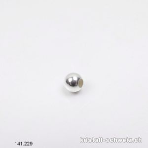 Kugel 6 mm / Bohrung 2,4 mm, aus 925 Silber