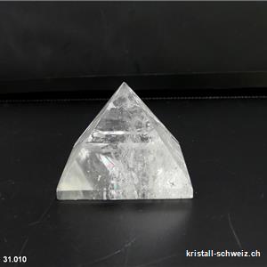 Pyramid Bergkristall, Basis 4 x H. 3 cm. Unikat