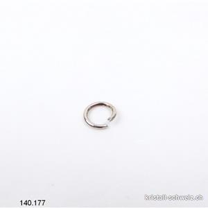 Ring offen 6 mm x 0,8 mm aus 925 Silber
