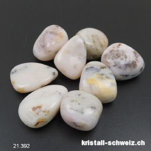 Opal Andenopal weiss - rosa - Chrysopal 2 - 3 cm / 7 bis 13 Gramm. Grösse M-L. Sonderangebot