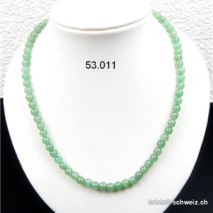 Halskette Aventurin grün 6 mm / 45 cm
