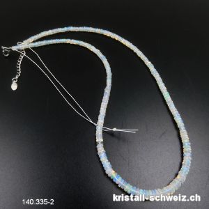 Strang Opal aus Äthiopien, Linsen 2,8 bis 4 mm / ca. 40-41cm. Unikat