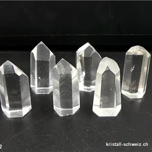 Bergkristall Chavero aus Brasilien, kleine polierte Spitze 3 - 3,3 cm