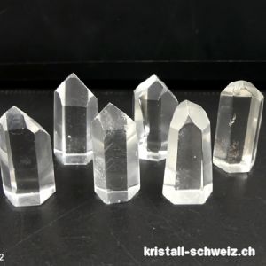 Bergkristall Chavero aus Brasilien, kleine polierte Spitze 3 - 3,3 cm