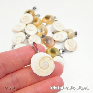 Anhänger Auge von Santa Lucia 2 - 2,5 cm mit Metallöse. SONDERANGEBOT