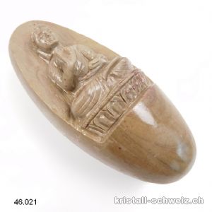 Lingam - gravierter Buddha Shiva Lingham 16 cm. Einzelstück 1'049 Gramm