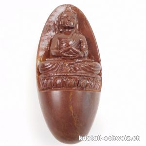 Lingam - gravierter Buddha Shiva Lingham 14 cm. Einzelstück 700 Gramm