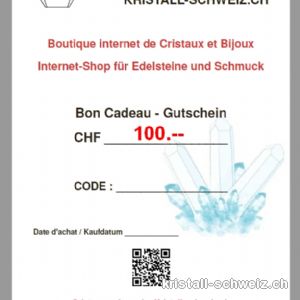 1 Gutschein - Wert Fr 100.--