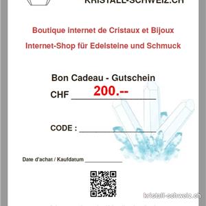 Gutschein - Wert Fr 200.--