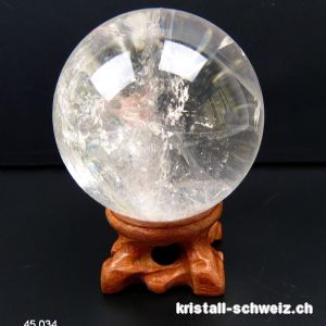 Kugel Bergkristall 6 cm. Unikat 320 gramm
