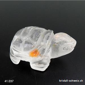 Schildkröte Bergkristall, Länge 4,5 cm