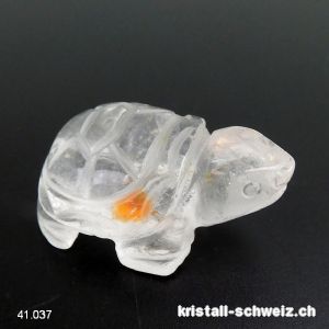 Schildkröte Bergkristall, Länge 4,5 cm