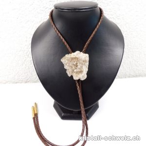Amerikanische Krawatte mit Schweizer Bergkristall. Unikat. SONDERANGEBOT 