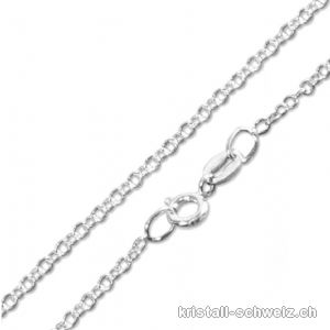 Ankerette rund aus 925 Silber, L. 38 cm. Sonderangebot