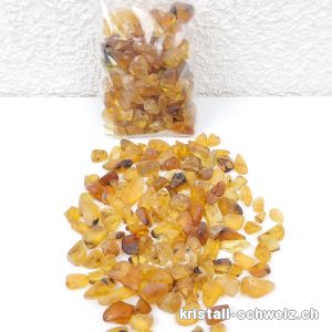 25 Gramm Bernstein aus Baltischer, Granulat MEDIUM 5 bis 15 mm. SONDERANGEBOT