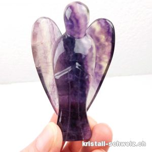 Engel Fluorit violett 7,5 x 4,7 cm. Unikat