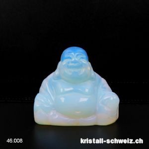 Buddha Opalin - Opalglas, ca. 4 x 3,8 cm