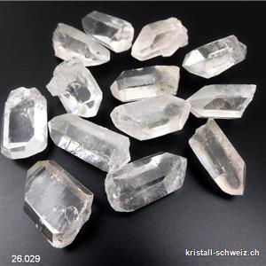 Bergkristall rohe Spitze 4 bis 5 cm / 22 - 25 Gramm