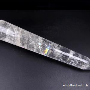 Vogel Doppelender Bergkristall 3 x 24 Facetten. L. 26 cm. Einzelstück 625 Gramm