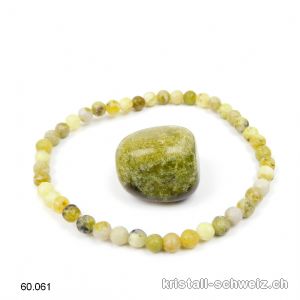 1 Armband Jade Serpentin Chyta u. 1 Trommelstein GRATIS
