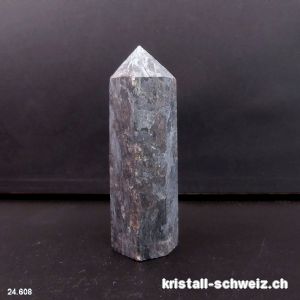 Anthophyllit Obelisk halbpolierte Spitze. Einzelstück 7,1 cm