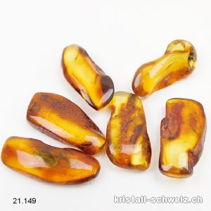 Bernstein aus Baltikum 3,5 - 4 cm / 3 bis 3,5 Gramm. Größe L