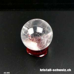 Kugel Bergkristall 3,8 cm. Unikat 79 Gramm