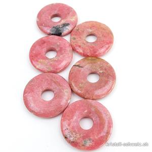 Rhodonit rosa, Donut 3 cm