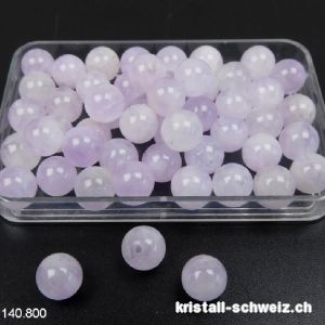 Amethyst lavendelfarben, Kugel gelocht 6,5 - 7 mm