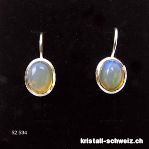 Ohrhänger Opal aus Äthiopien aus 925 Silber