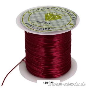 Elastfaden Opalon Bordeaux, 1 Spule ca. 10 Meter