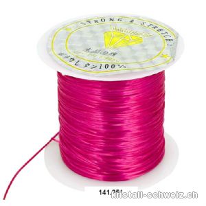 Elastfaden Opalon Fuchsia, 1 Spule ca. 10 Meter