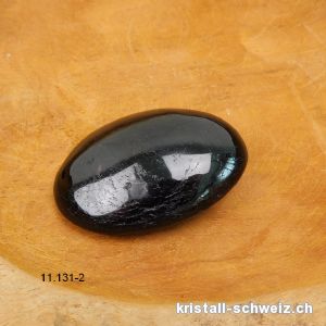 Turmalin schwarz - Schörl, Seifenstein 6 x 3,5 - 4 cm. 80 - 90 Gramm