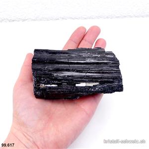Turmalin schwarz kristallisiert - Schörl. Unikat 443 Gramm